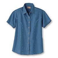 Women's SS Denim Shirt