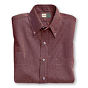 Long Sleeve Button-Down Tailored Work Shirt