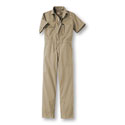 Short Sleeve Poplin Coveralls