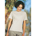 Women's SS Ribbed Knit Top