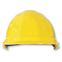 Ratcheting Rain Brim Hard Hat