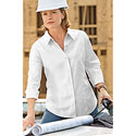 WearGuard® Women's 3/4-Sleeve Poplin Shirt
