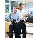 WearGuard&reg; Men's Wrinkle-Free Executive Pinpoint Oxford Shirt