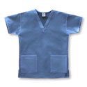 Ladies Two-Pocket Scrub Top