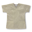 Ladies Two-Pocket Crossover Neckline Scrub Top