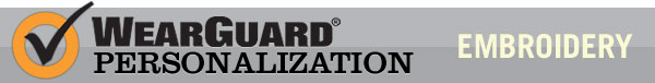 WearGuard Personalization Embroidery