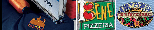 Custom embroidery examples