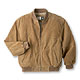 Sueded Leather Baseball Jacket